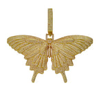 Temi's Rhinestone Butterfly Necklace