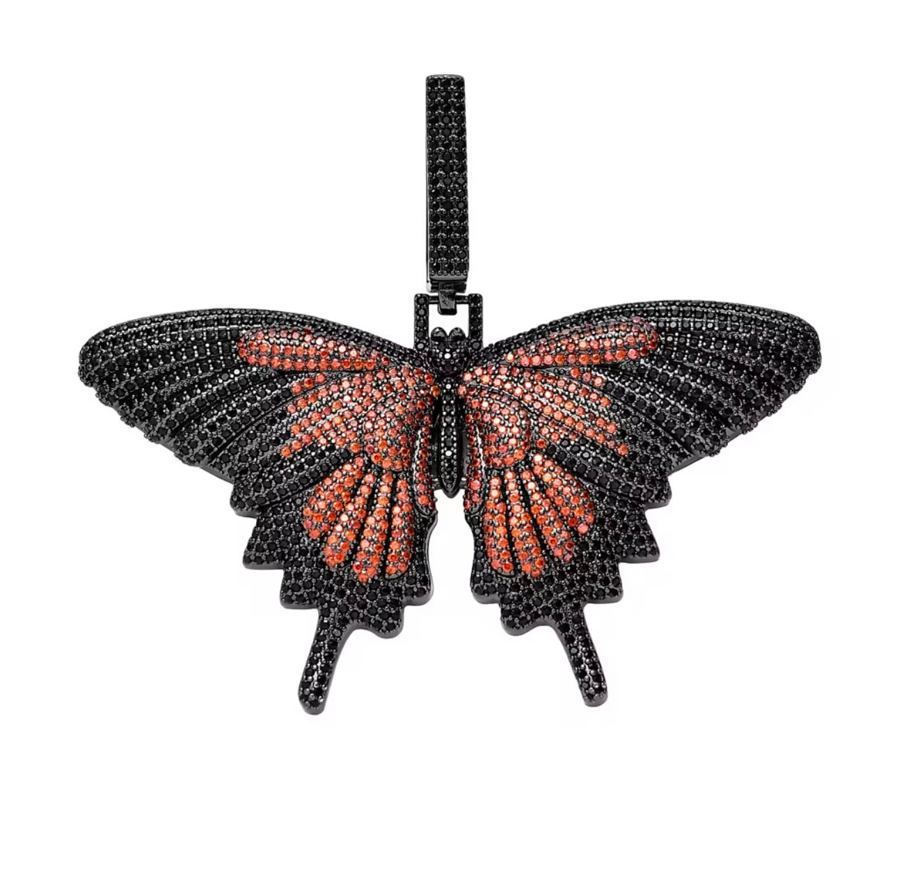 Temi's Rhinestone Butterfly Necklace