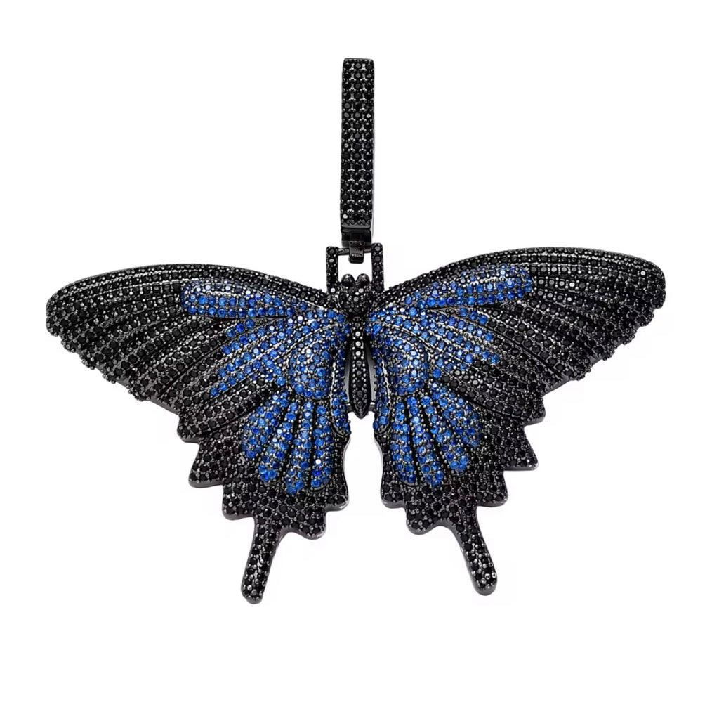 Temi's Rhinestone Butterfly Necklace