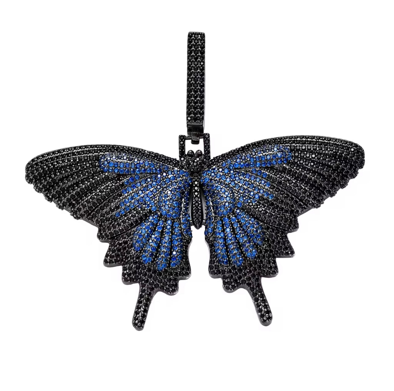 Temi's Rhinestone Butterfly Necklace