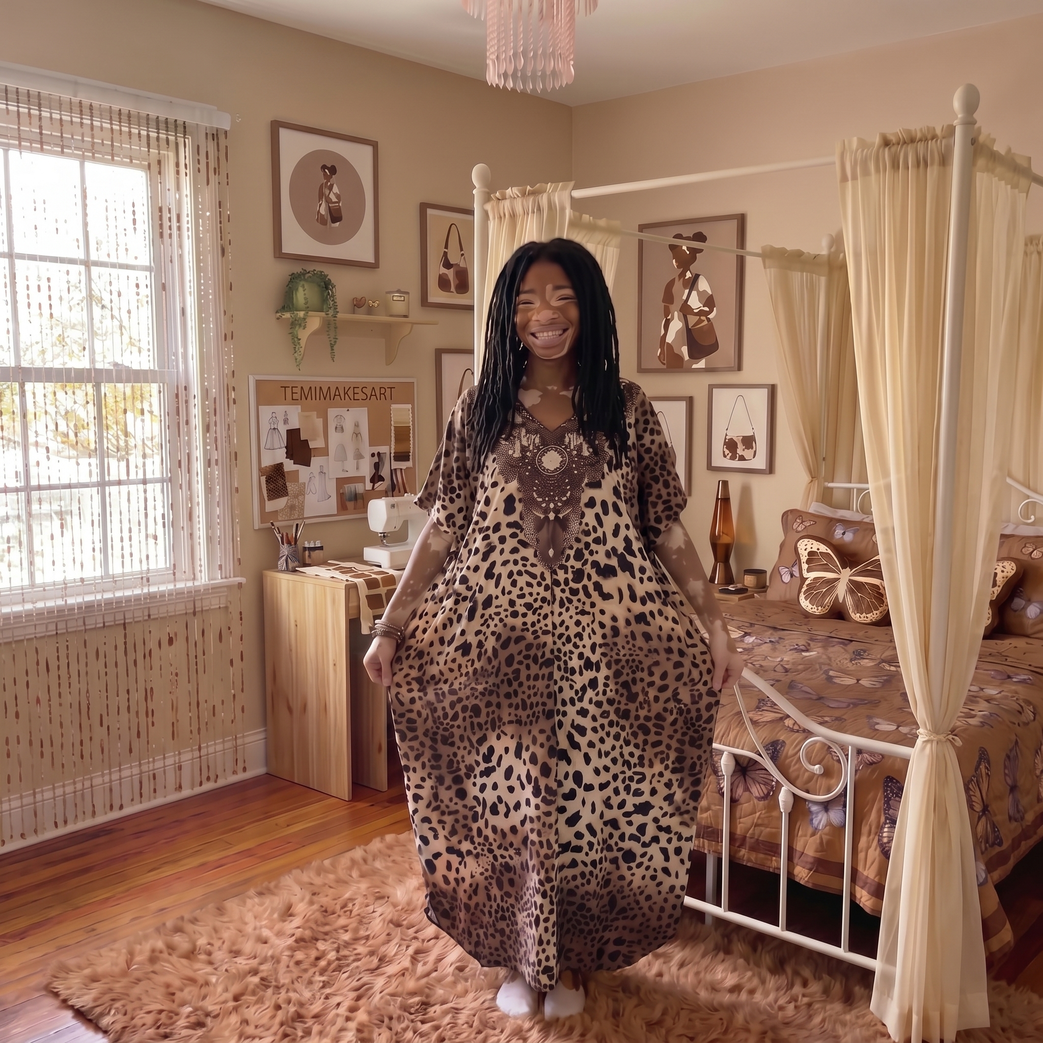 Temi's Patched Kaftans