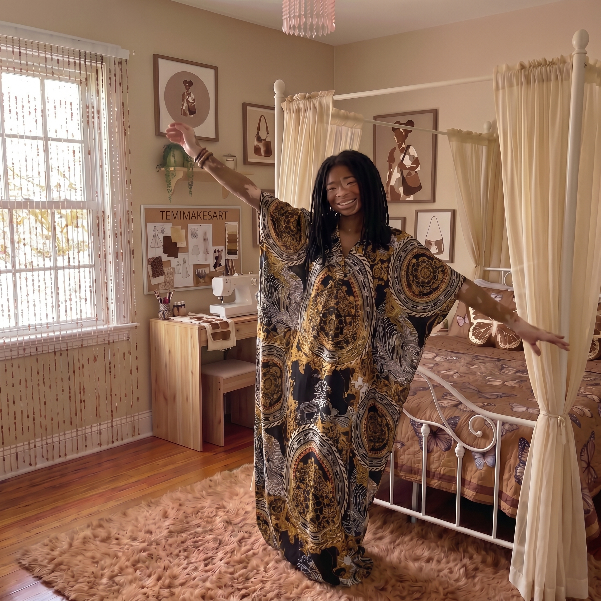 Temi's Patched Kaftans