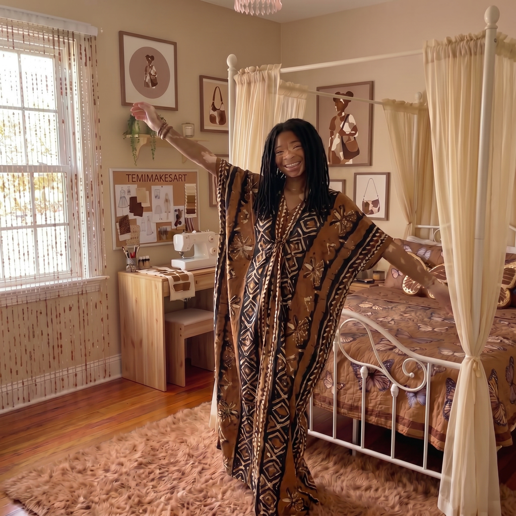 Temi's Patched Kaftans